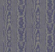 Синие обои в полоску Loymina Classic II V5 021